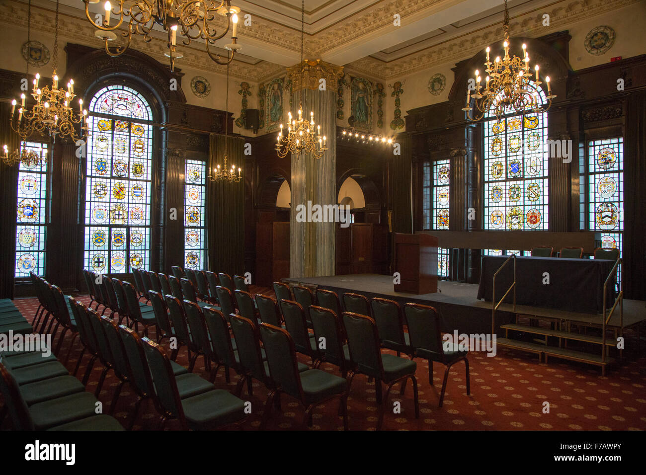 Der Aufenthaltsraum in der Law Society, Chancery Lane, London Stockfoto Der Aufenthaltsraum in der Law Society, Chancery Lane, London Stockfoto