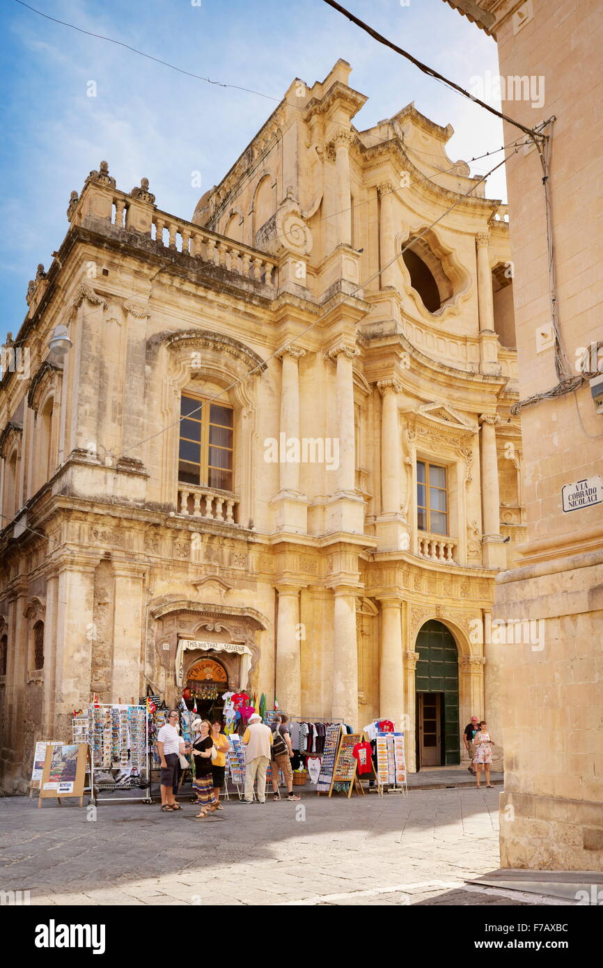 UNESCO Altstadt Noto, Sizilien, Italien Stockfoto