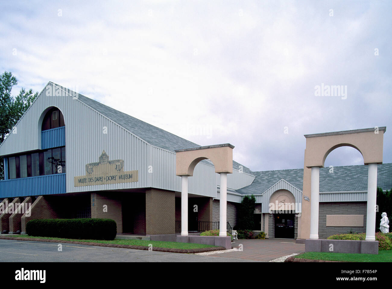 Grande Anse, New Brunswick, Kanada - Päpste Museum Stockfoto