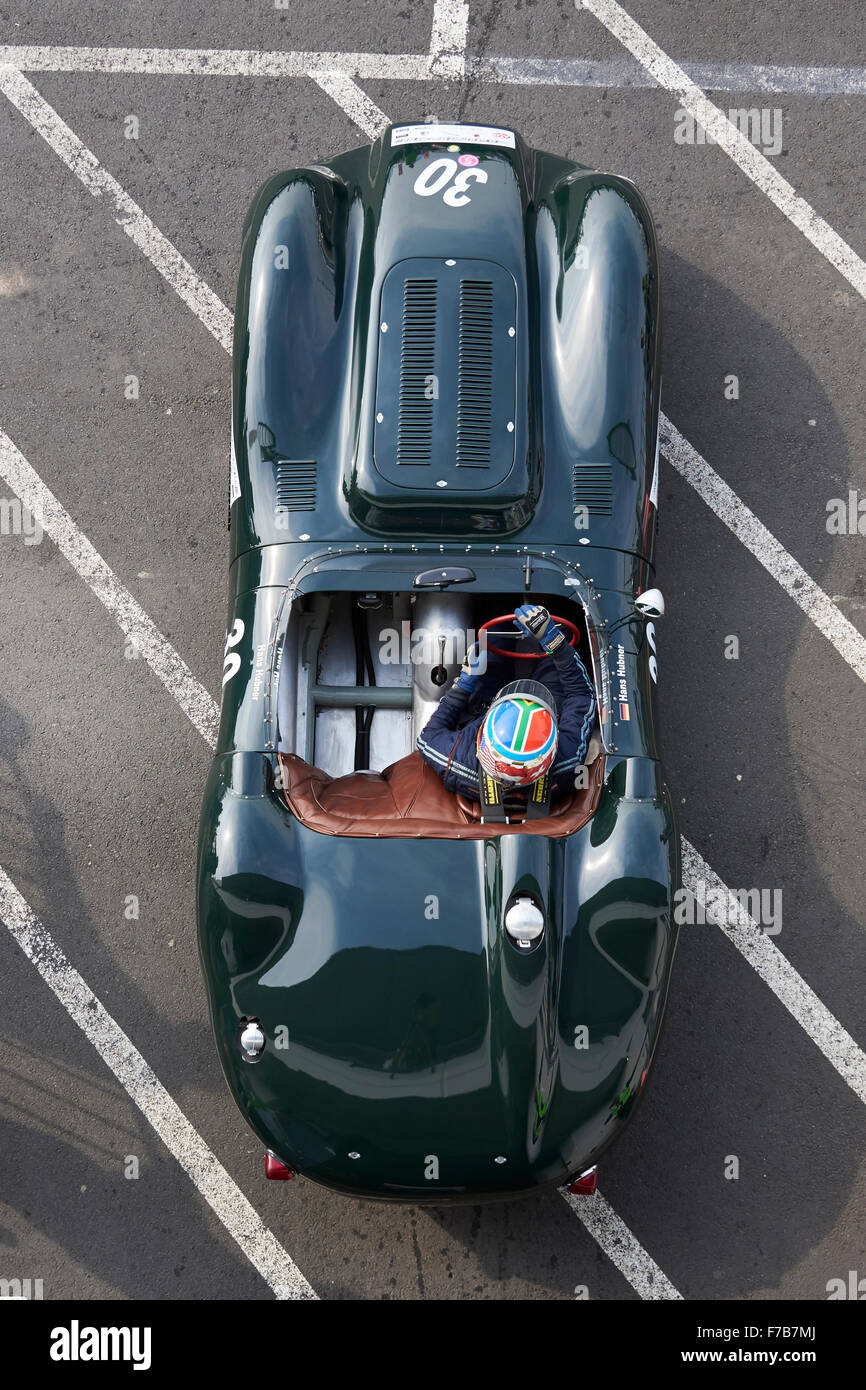 Knubbeligen Lister-Jaguar, 1959, Zweisitzer-Rennwagen und GT bis 1961, 42. AvD Oldtimer-Grand-Prix 2014 Nürburgring Stockfoto