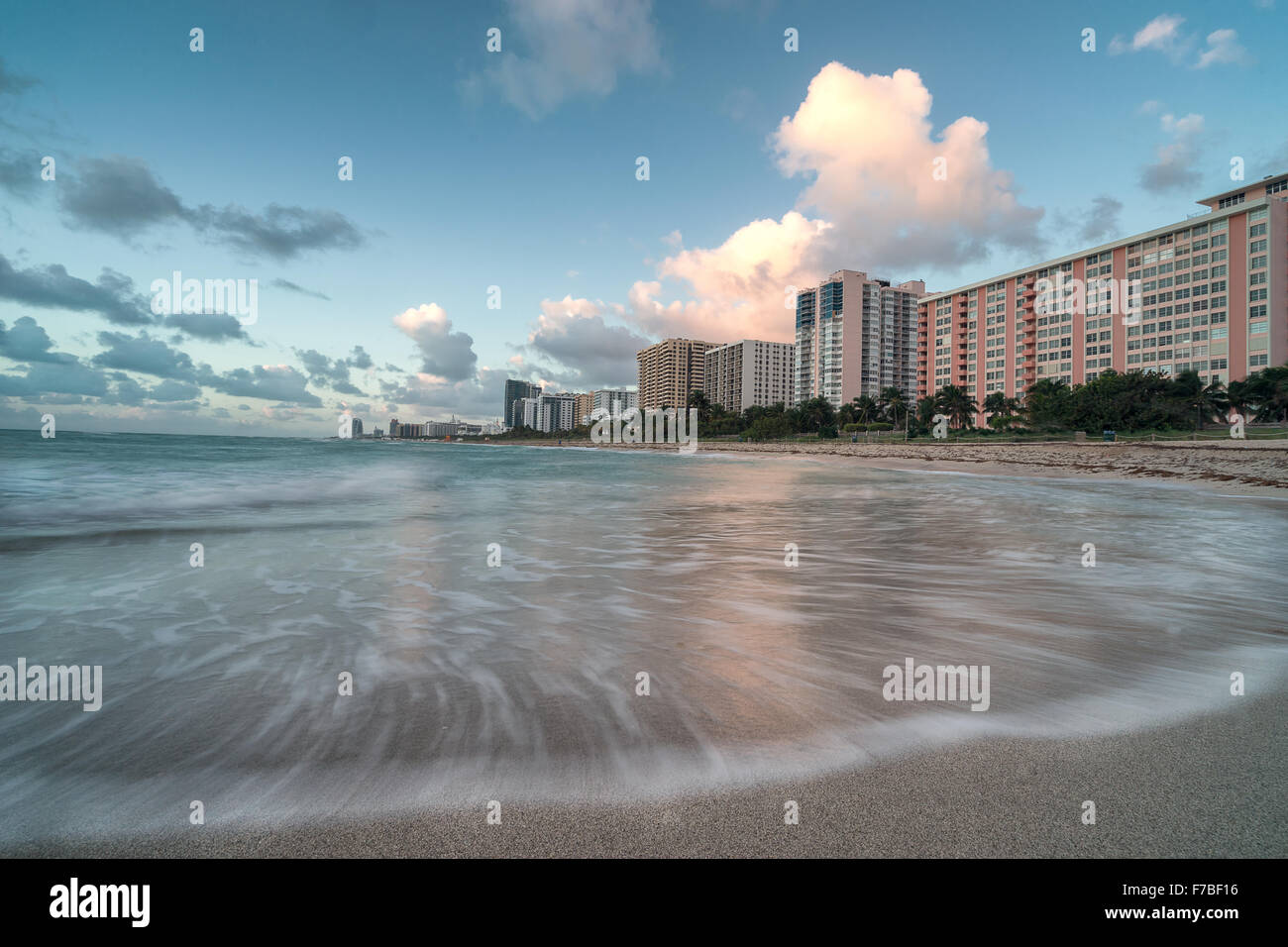 Miami Beach Sunrise Stockfoto