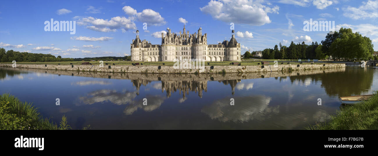 Loire Schloss, Chateau de Chambord, Frankreich, LoireTal, Chambord