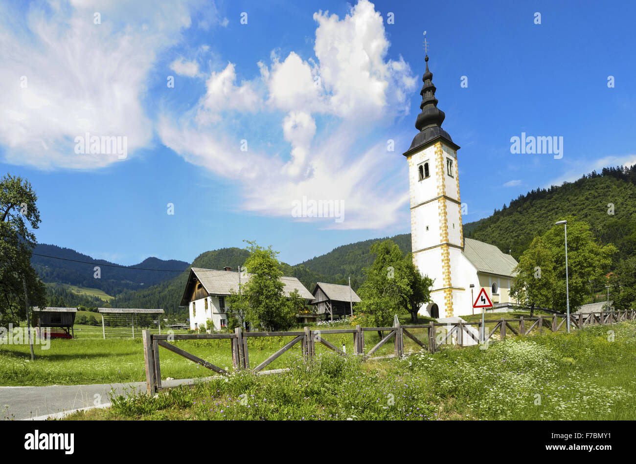 Jamnik, Slowenien, Nationalpark Triglav, Jereka Stockfoto
