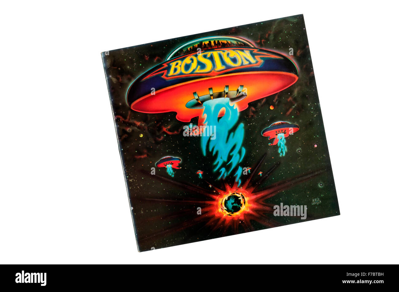 Boston ist das gleichnamige Debütalbum der Boston ansässige amerikanische Rockband Boston. Es wurde 1976 veröffentlicht. Stockfoto