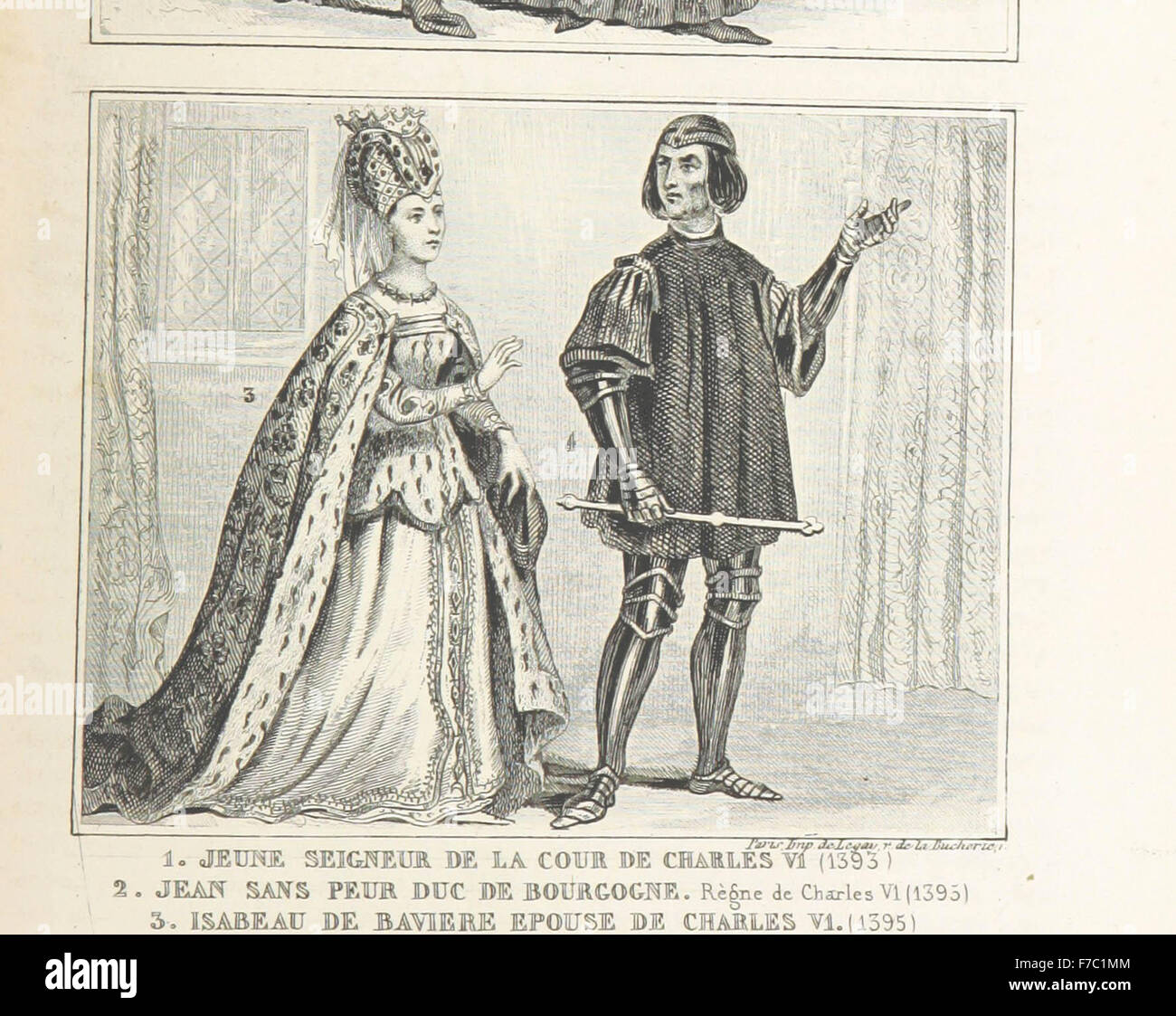 'Le Monde, Histoire de Tous Les Peuples Depuis Les Temps Les plus Reculés Jusqu' À Nein Jours par MM. St. Prosper, de Saurigny, Duponchel, le Baron Korff, Belloc et l'Abbé Martin, Revue et Continuée par M. E. de Lostalot-Bachoué. Édition Illustrée, etc. " Stockfoto