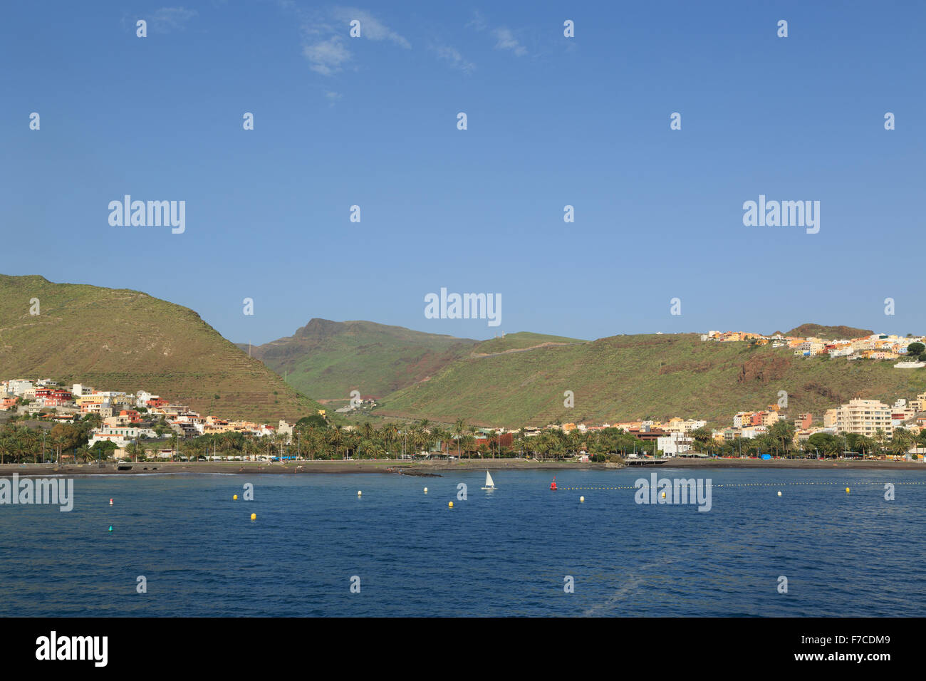 Ein Foto von San Sebastian De La Gomera, Kanarische Inseln, Spanien. Stockfoto
