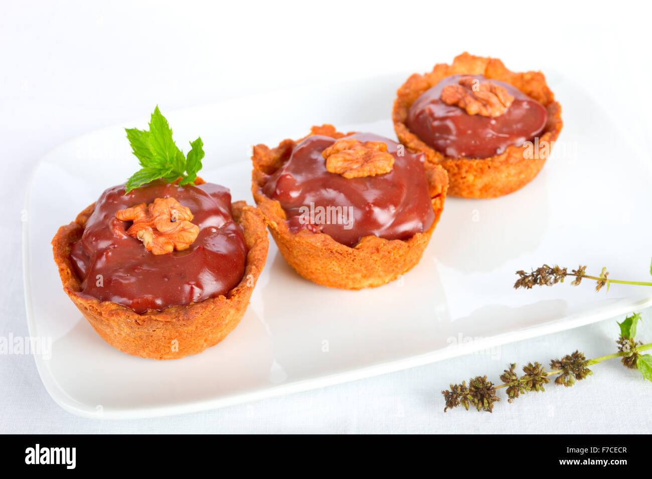 Schokolade Kuchen Stockfoto