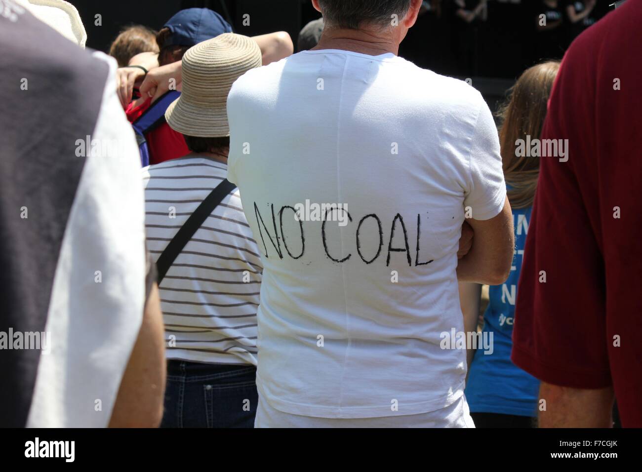 Menschen den Klimawandel März in Sydney, Australien Stockfoto