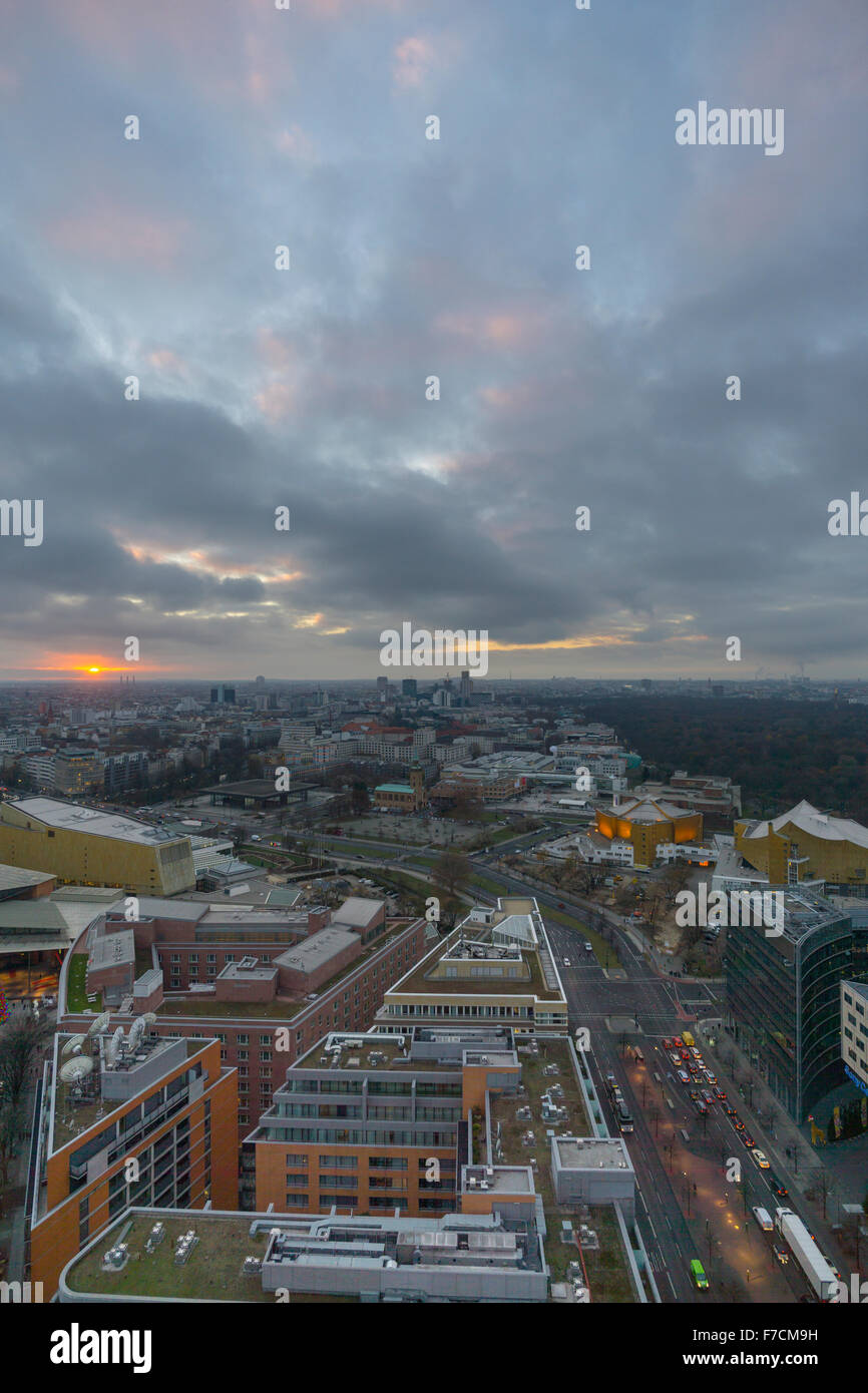 Berliner Skyline Stockfoto