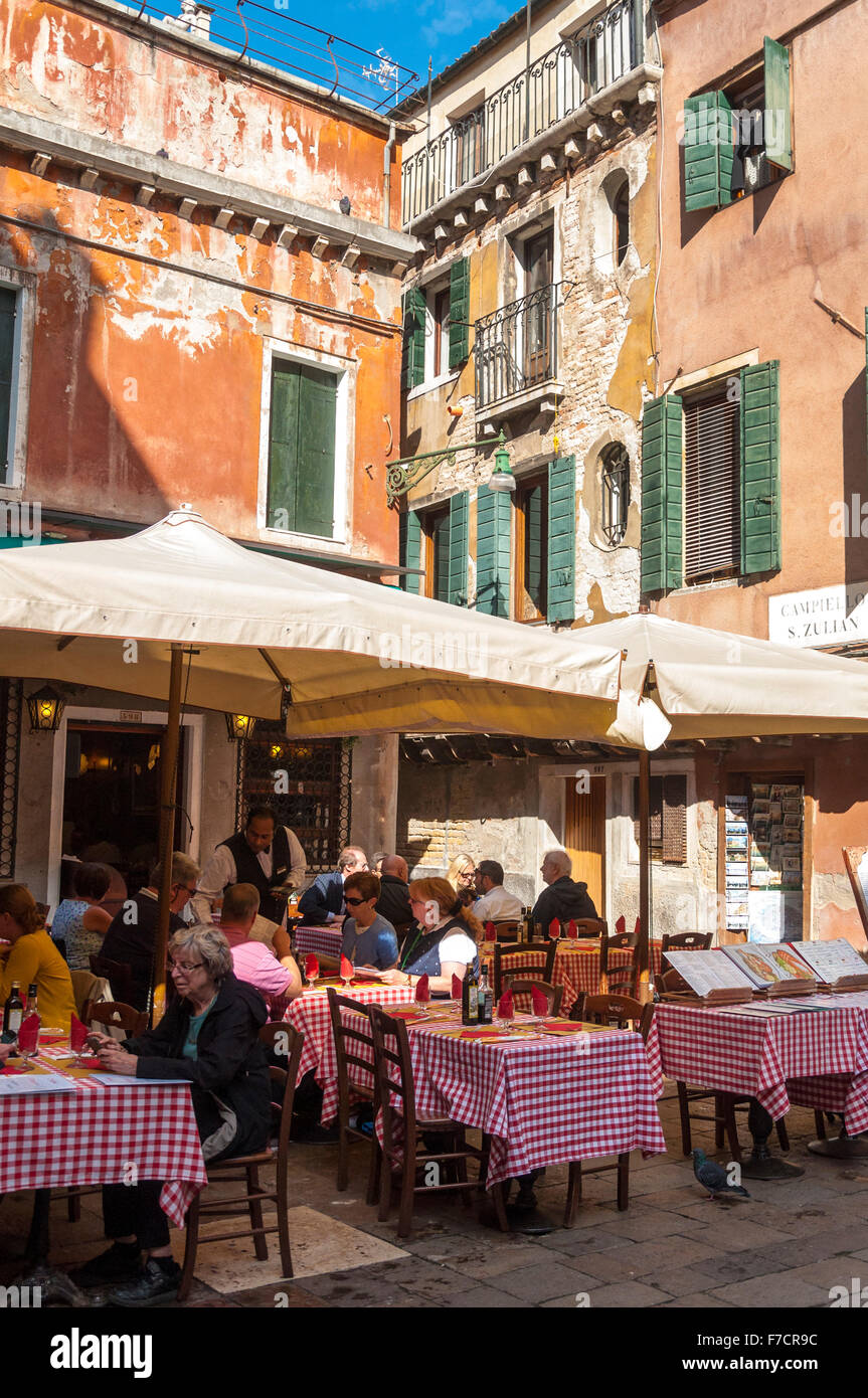 Osteria No1, Campiello San Zulian, Venedig, Italien Stockfoto
