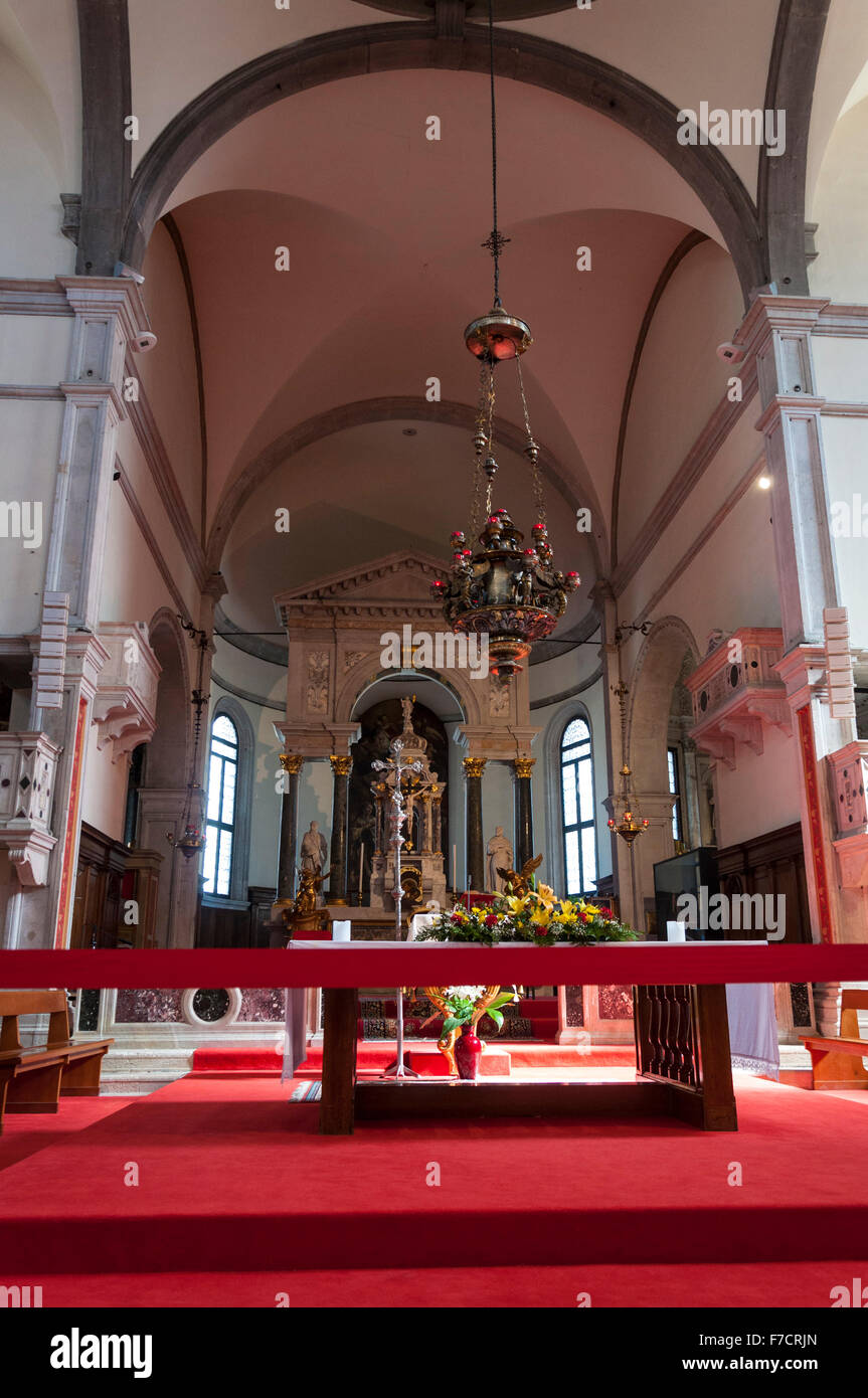 Chiesa di Santa Maria Formosa Interieur, Venedig, Italien Stockfoto