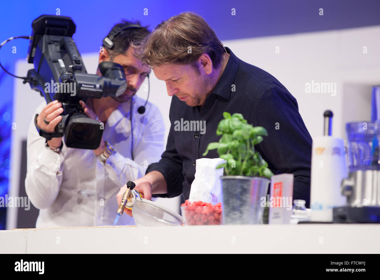 Birmingham, Vereinigtes Königreich. 29. November 2015. James Martin in der Supertheatre unterhalten die Massen. Bildnachweis: Steven Reh/Alamy Live News Stockfoto