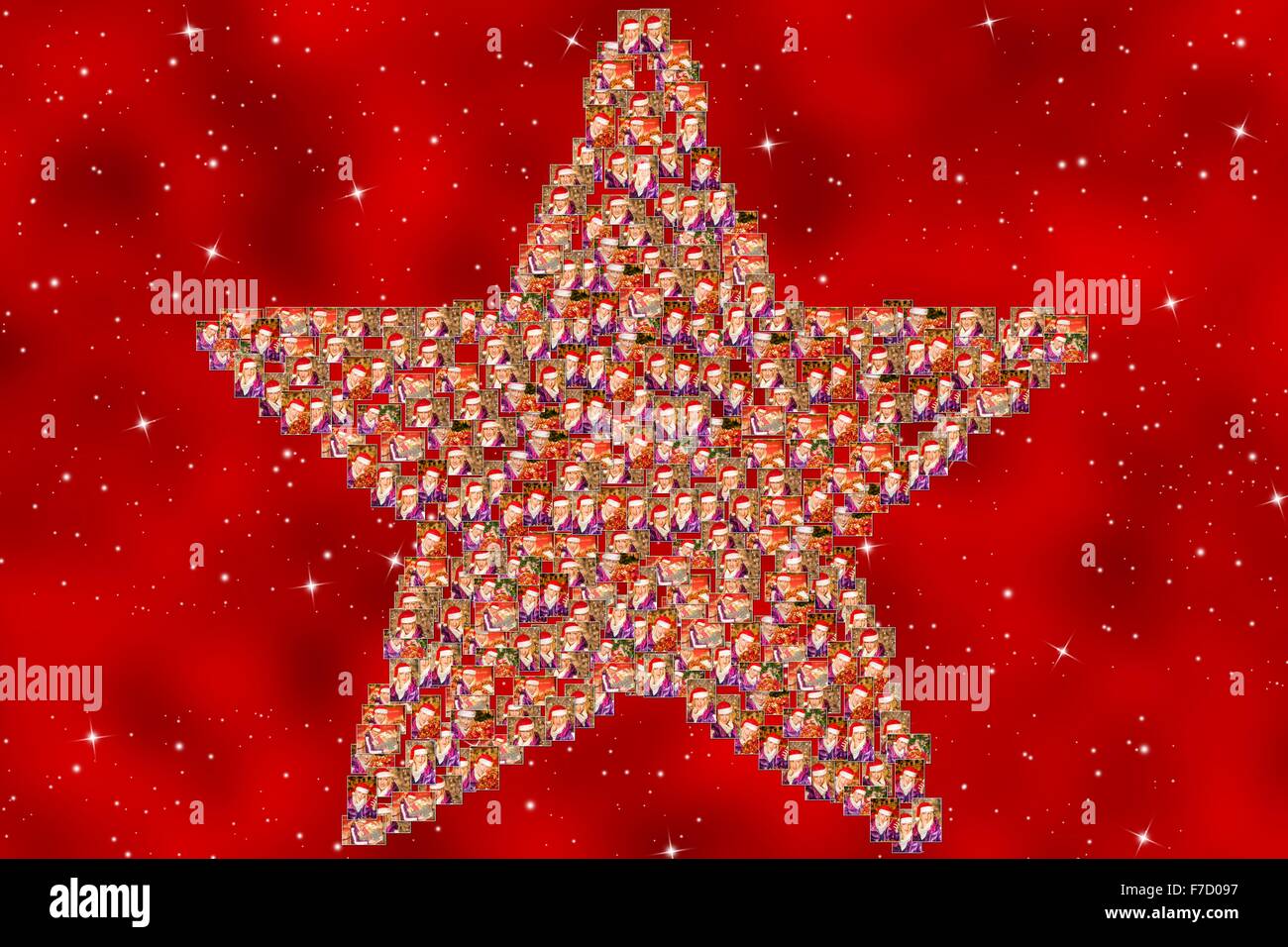 Weihnachtsbilder collage Stockfotografie Alamy