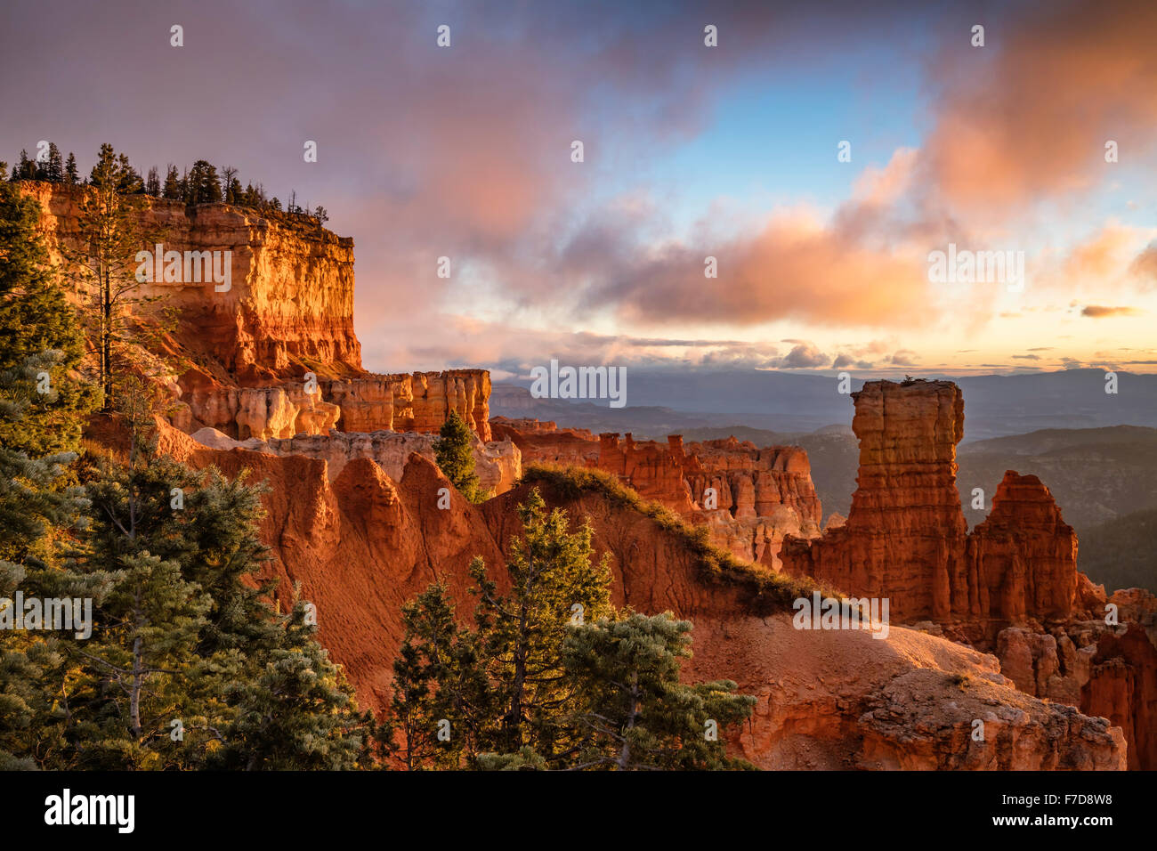 Agua Canyon sunrise Stockfoto