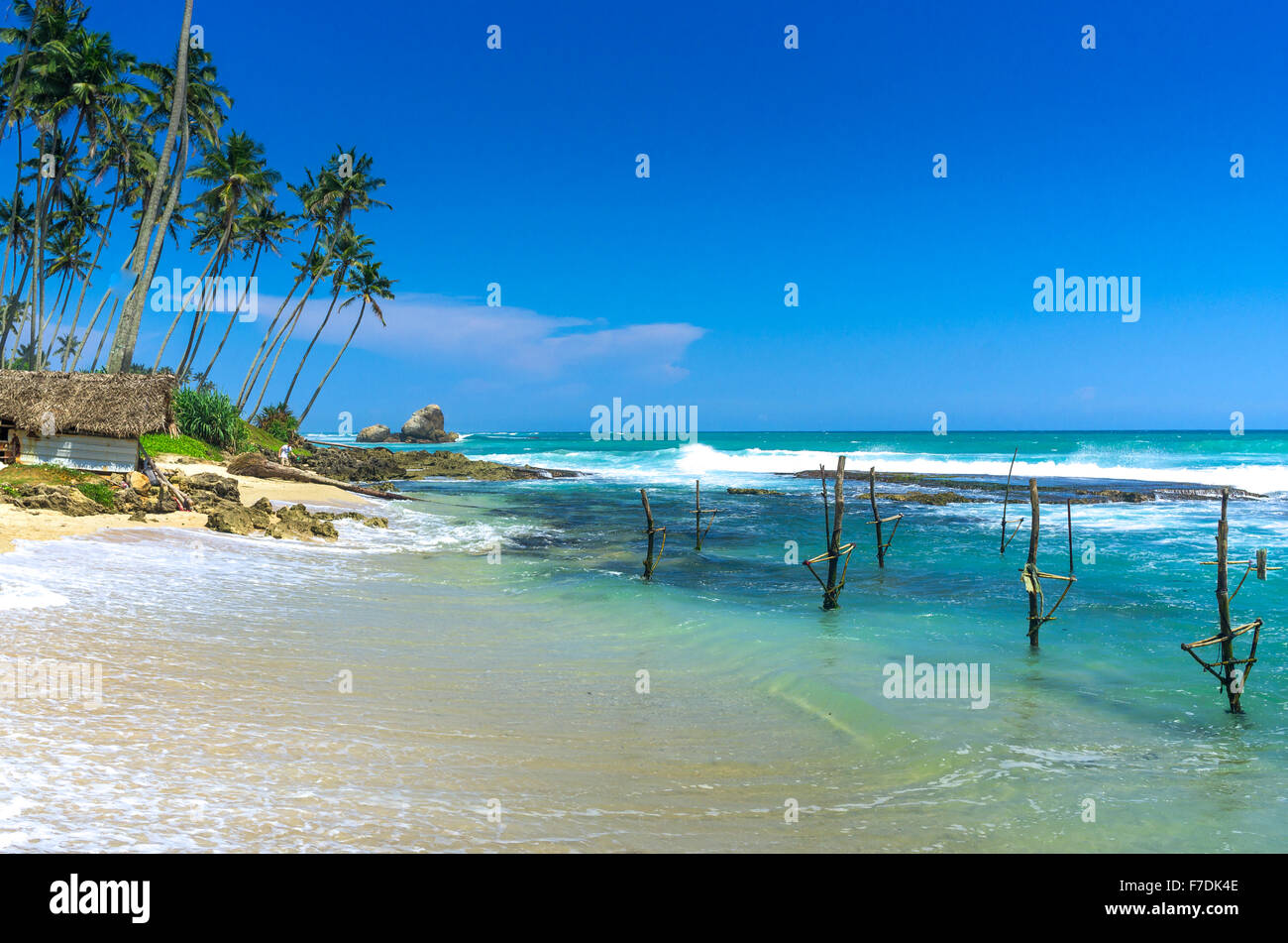 Tropische Strände in Sri Lanka Stockfoto