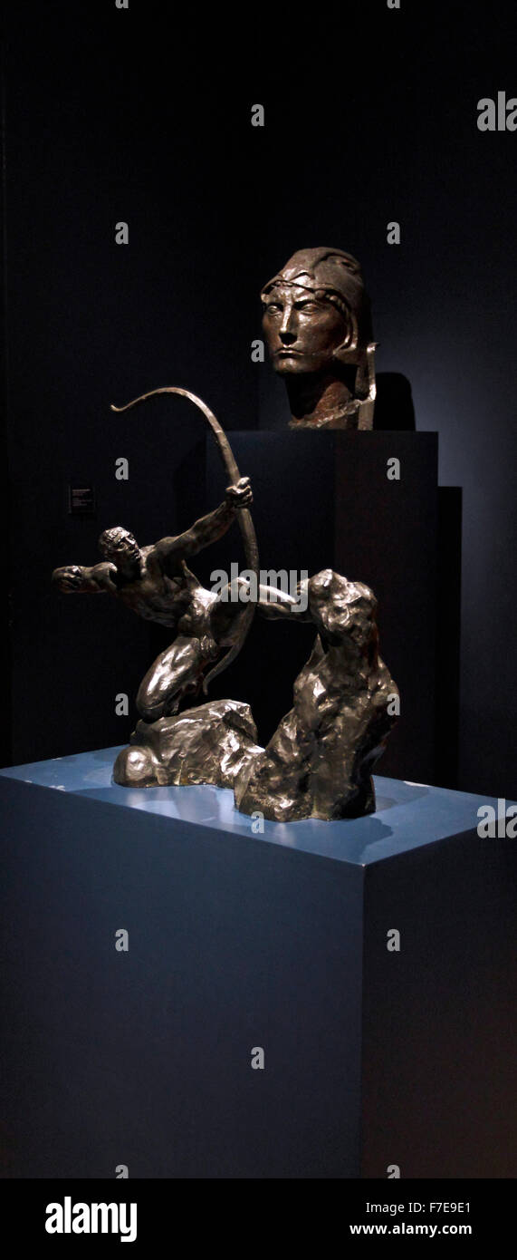 Museo Nacional de Bellas Artes Bronzen. National Museum of Fine Arts, Buenos Aires, Argentinien Stockfoto