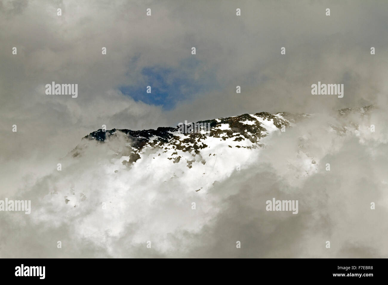 Valle Nevado in den chilenischen Anden Stockfoto