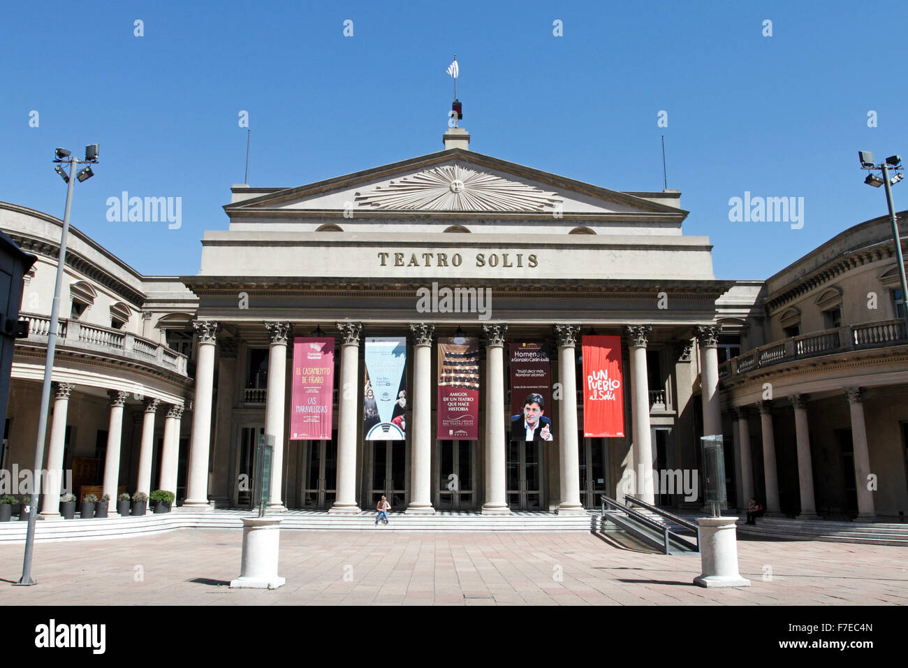 Teatro Solis, Montevideo, Uruguay Stockfoto