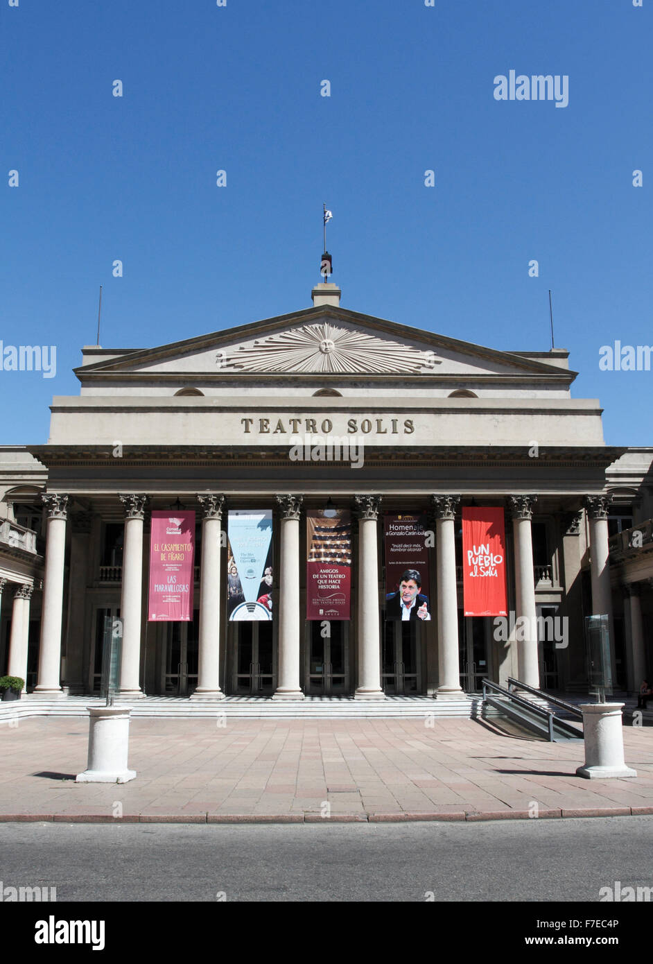 Teatro Solis, Montevideo, Uruguay Stockfoto