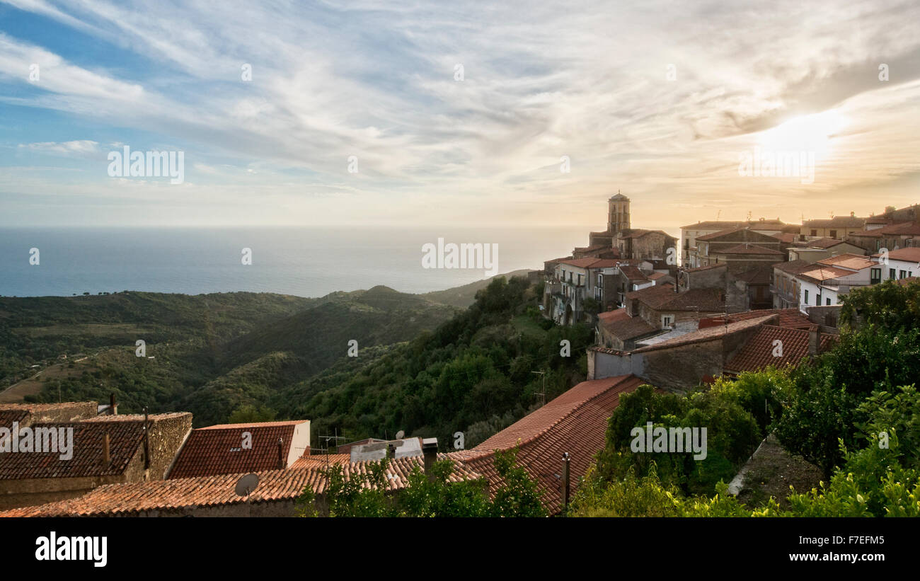Pollica ist ein kleines Dorf über dem Meer im Cilento in Süditalien