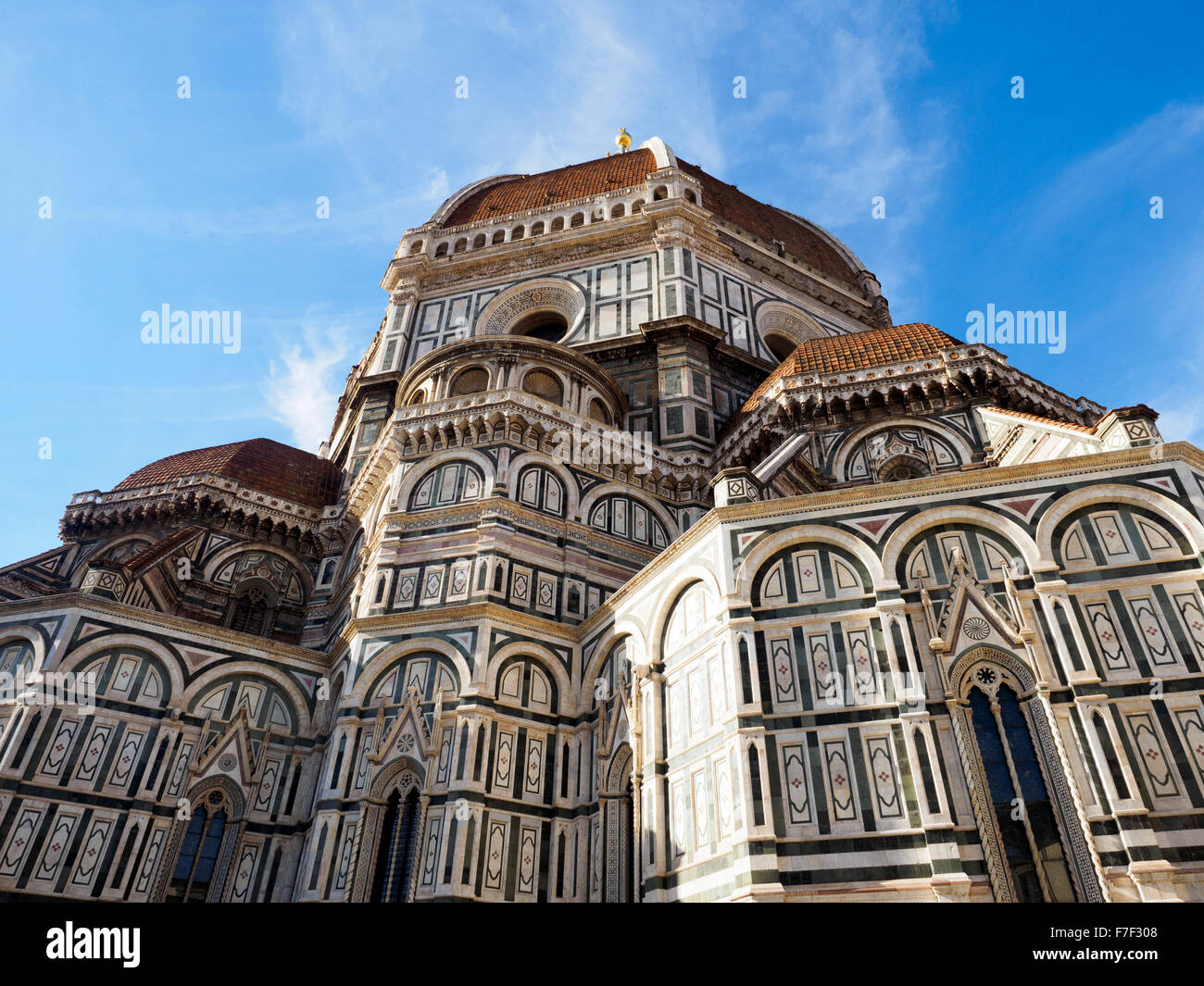 Giottos Kuppel der Cattedrale di Santa Maria del Fiore - Florenz, Italien Stockfoto