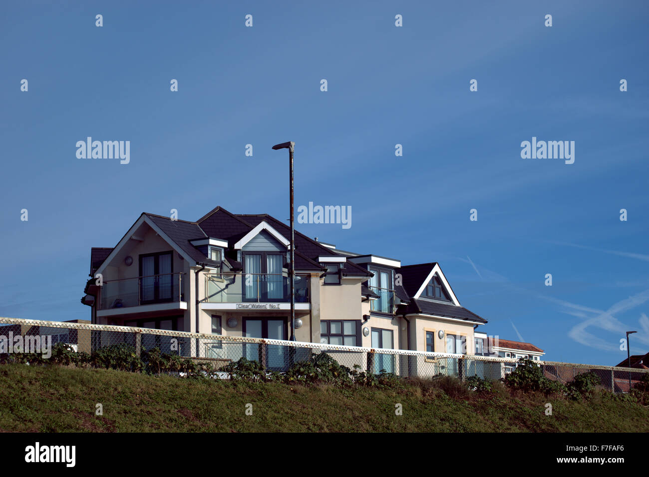 Klarem Wasser Southbourne Stockfoto