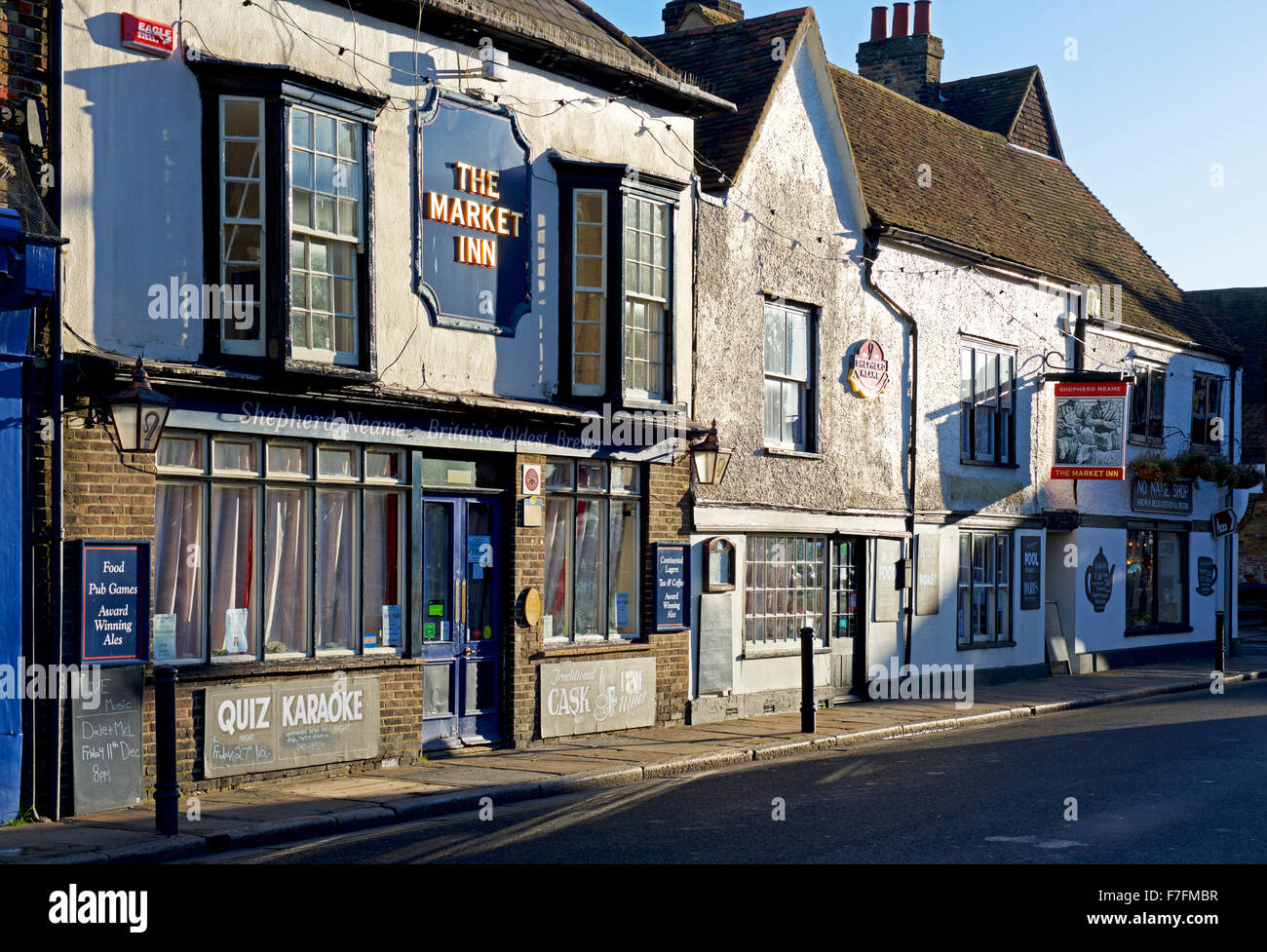 Straße im Sandwich, Kent, England UK Stockfoto