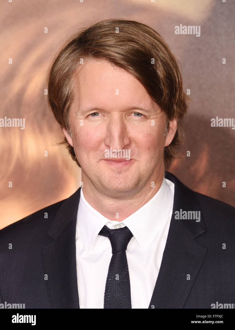 TOM HOOPER britischen Regisseur im November 2015. Foto Jeffrey Mayer Stockfoto