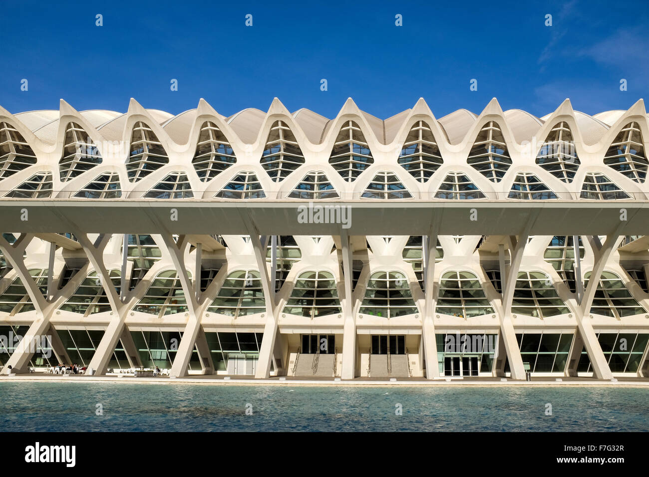 Museo de Las Ciencias Príncipe Felipe, die Stadt der Künste und Wissenschaften, Ciudad de Las Artes y Las Ciencias, Valencia, Spanien Stockfoto Museo de Las Ciencias Príncipe Felipe, die Stadt der Künste und Wissenschaften, Ciudad de Las Artes y Las Ciencias, Valencia, Spanien Stockfoto
