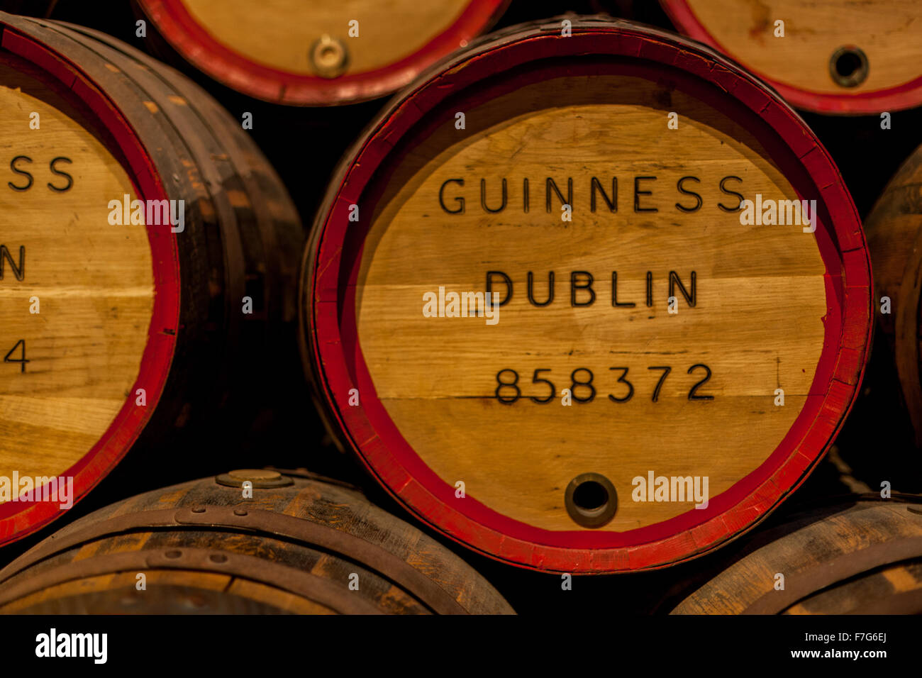 Ein Fass Guinness Stockfoto