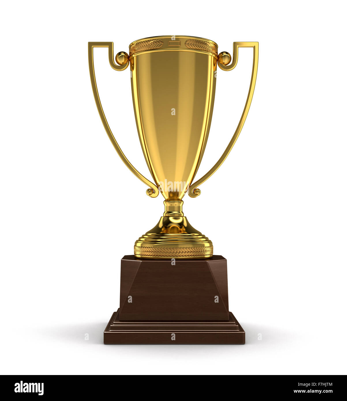 Trophy Cup (Clipping-Pfad enthalten) Stockfoto
