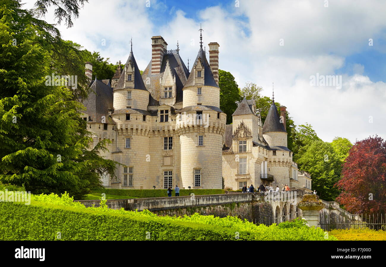 Usse Burg, Usse, Loiretal, Frankreich Stockfoto