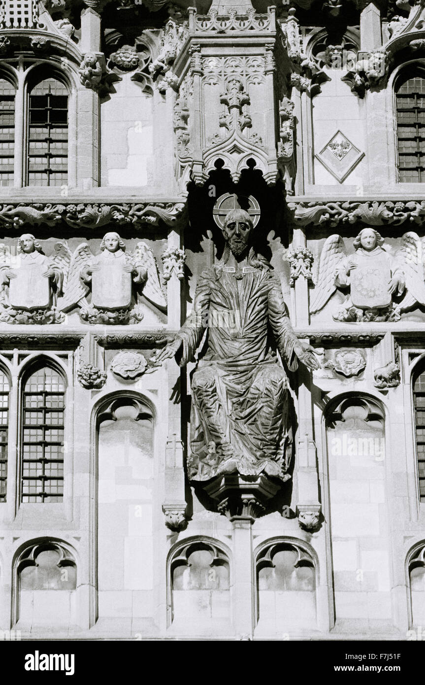 Christus Kirche Tor in Canterbury Kathedrale in Canterbury in Kent in England in Großbritannien im Vereinigten Königreich. Christentum-Religion Stockfoto