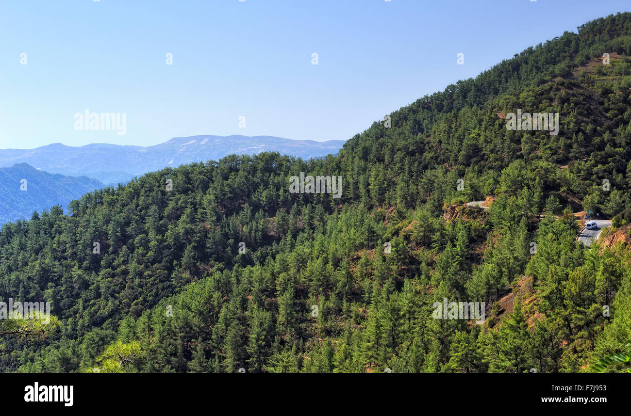 Troodos-Gebirge, Zypern Stockfoto