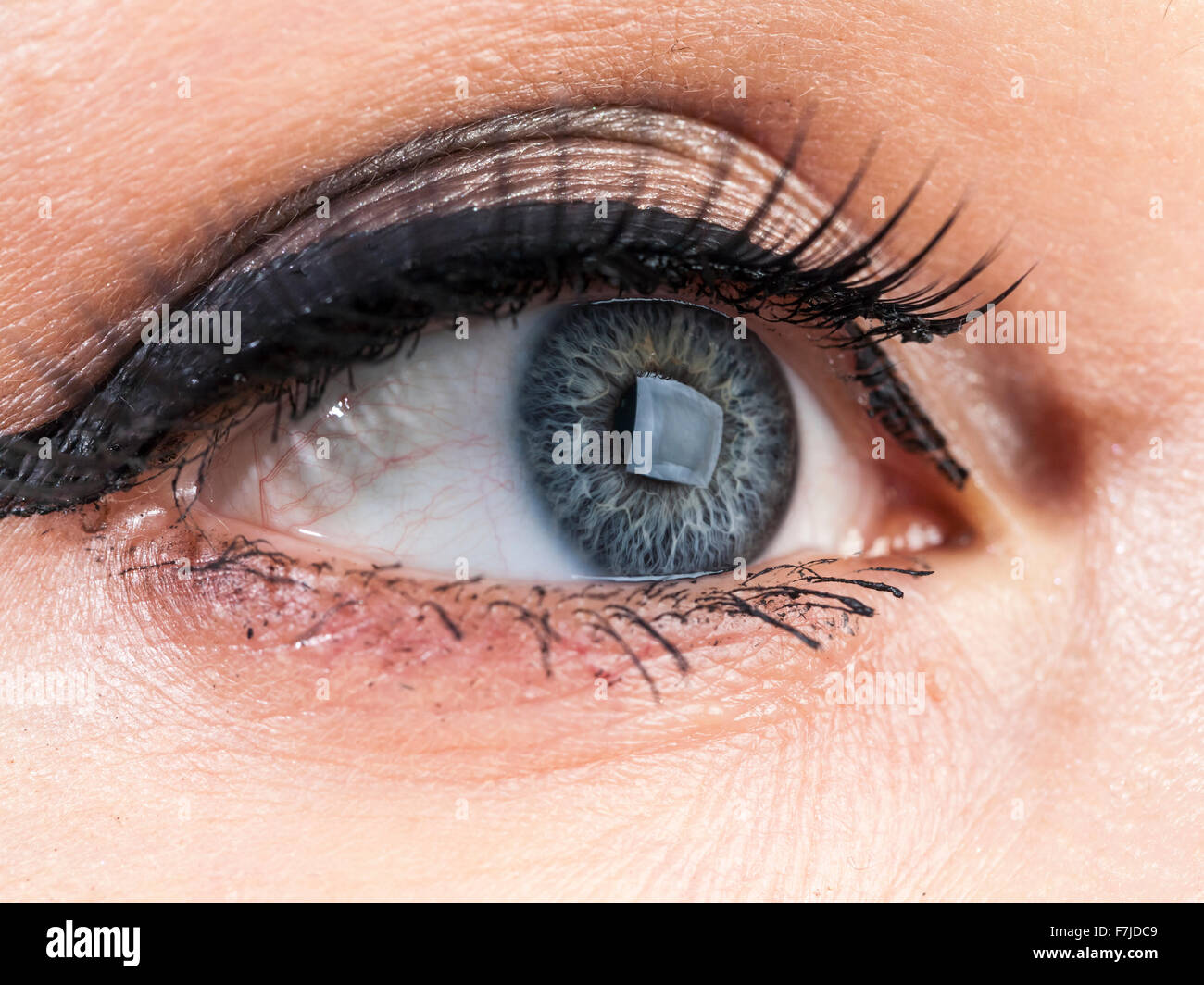 Augen schließen Stockfoto