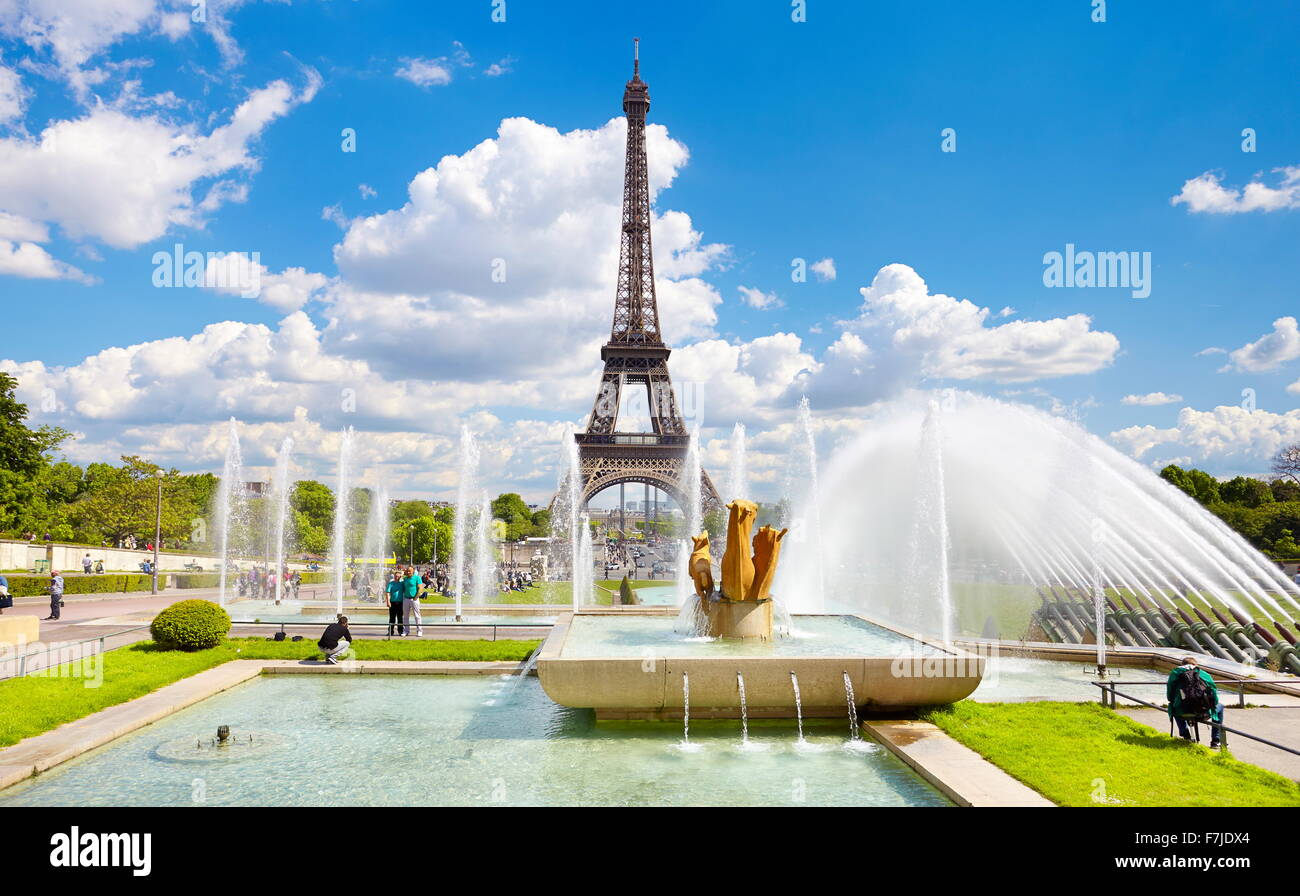 Eiffelturm, Paris, Frankreich Stockfoto