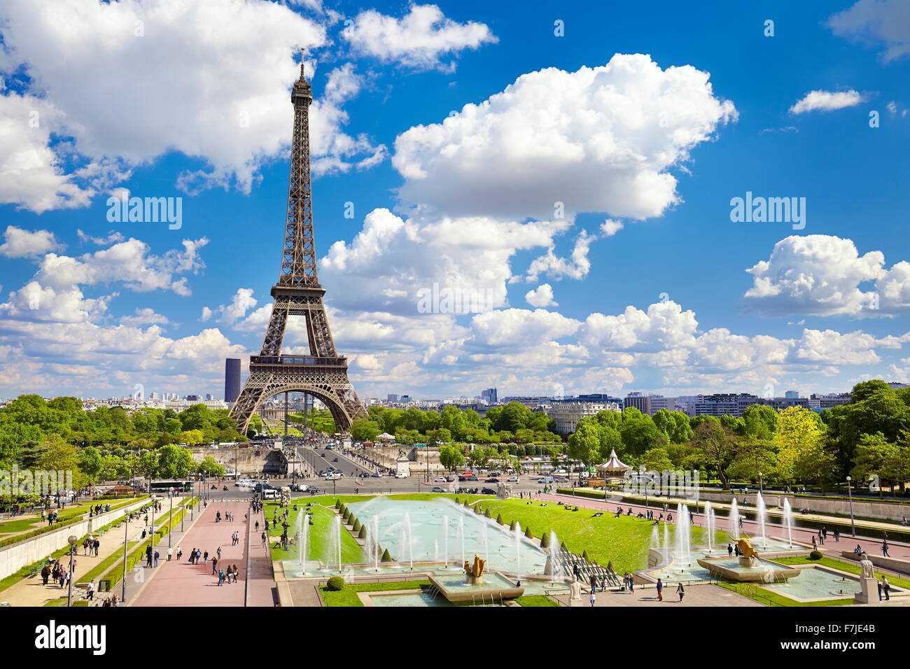 Eiffelturm, Paris, Frankreich Stockfoto