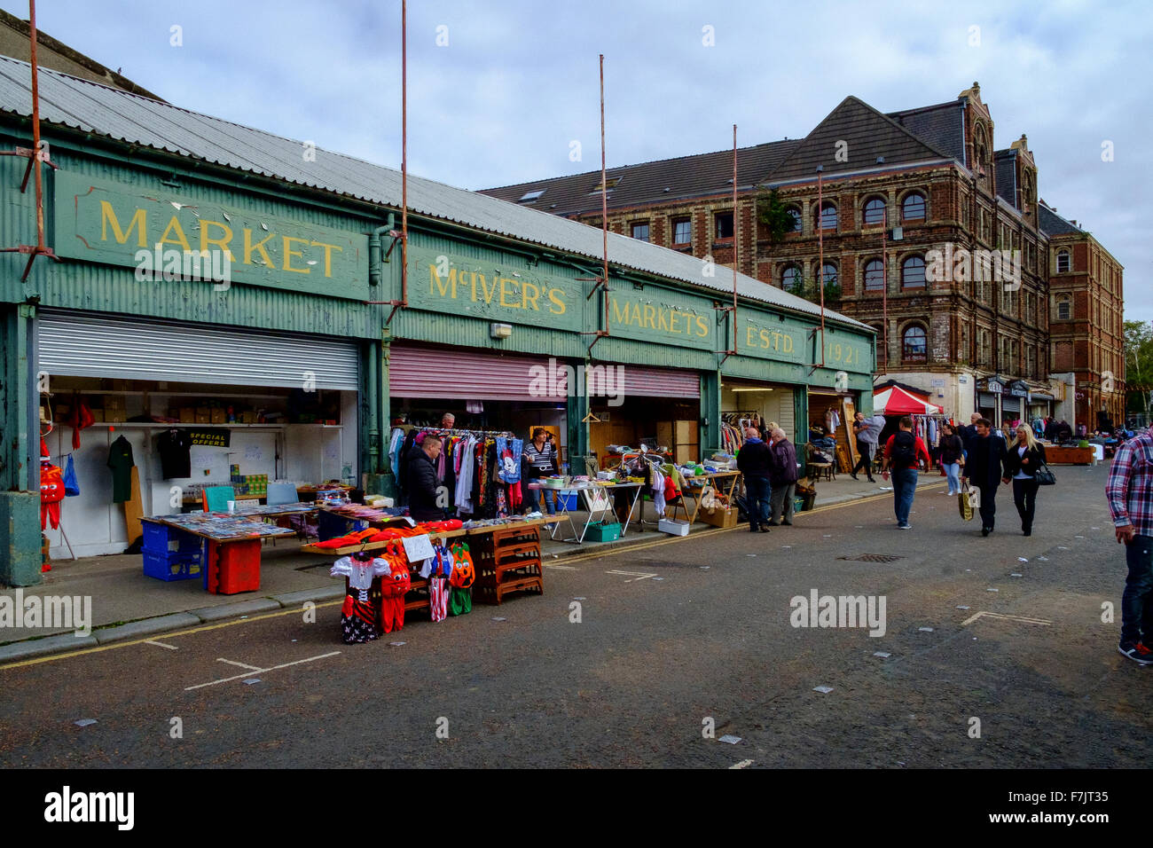 Mcivers Mc Ivers Markt Märkte Glasgow Schottland Stockfoto