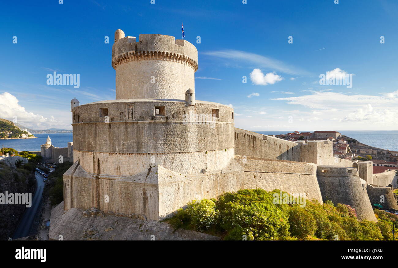 Dubrovnik, St Johns Festung, Kroatien Stockfoto