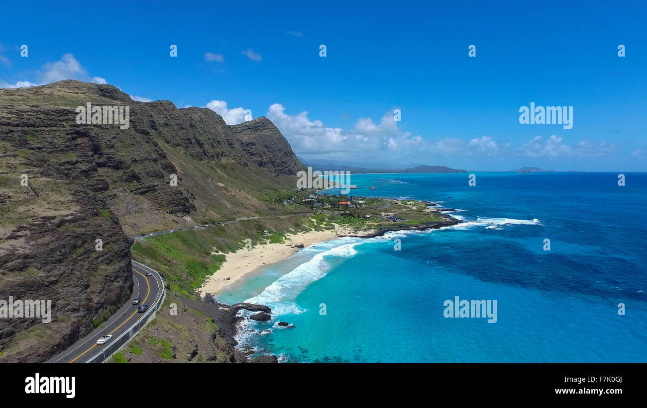 Makapuu Beach, Oahu, Hawaii Stockfoto