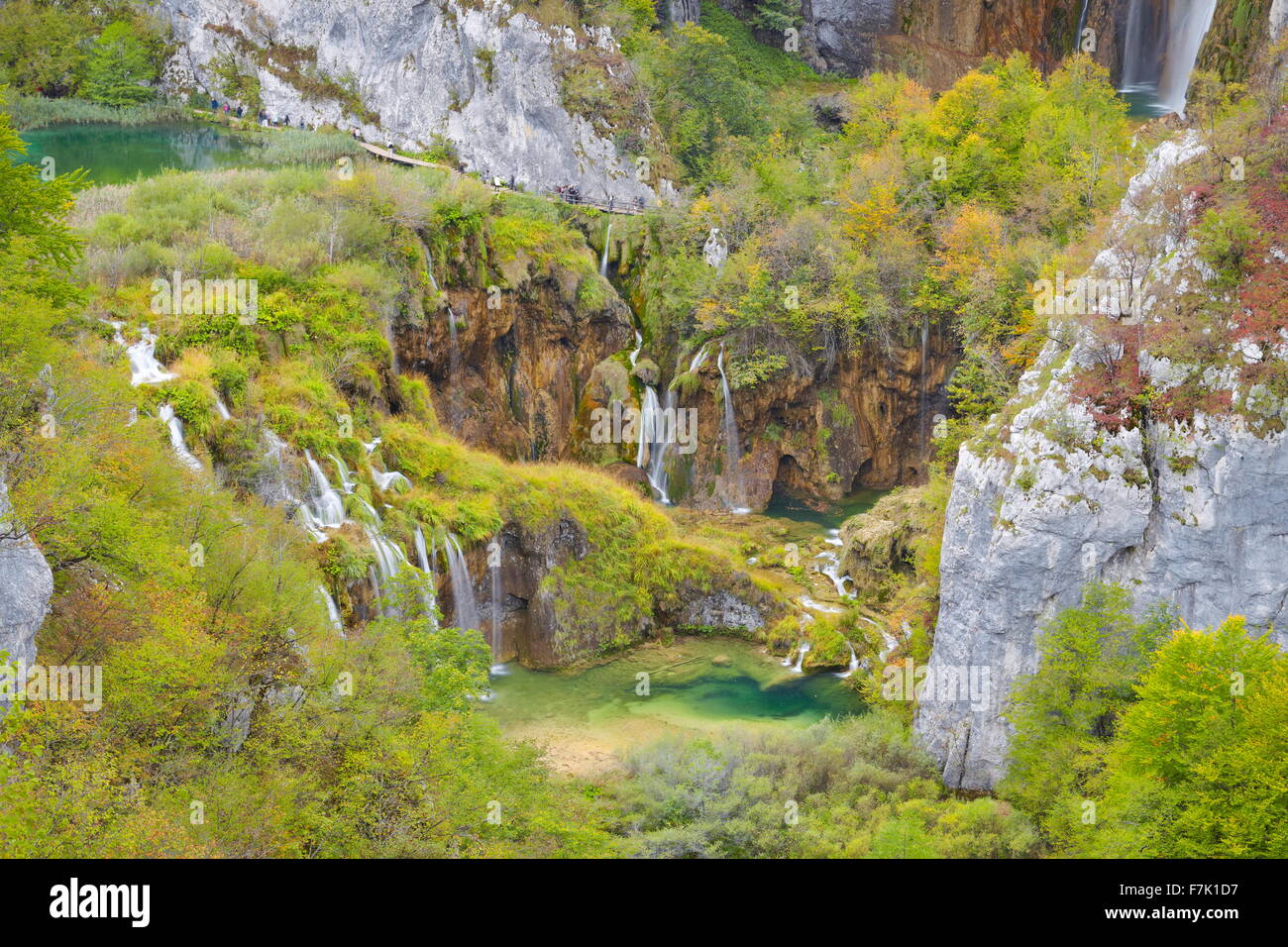 Nationalpark Plitvicer Seen, Kroatien, Europa Stockfoto