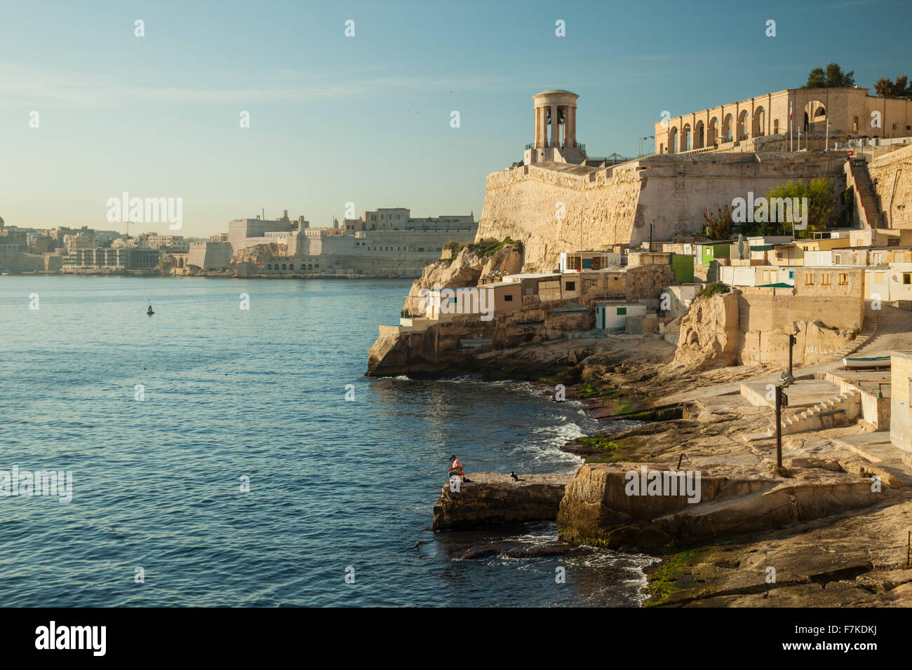 Grand Harbour, Valletta, Malta. Stockfoto
