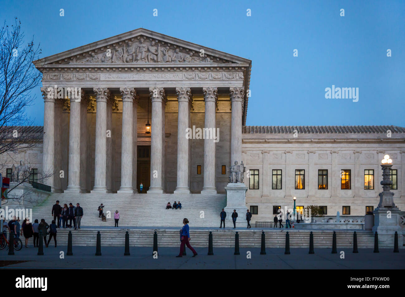 Washington, DC - der oberste Gerichtshof der USA. Stockfoto