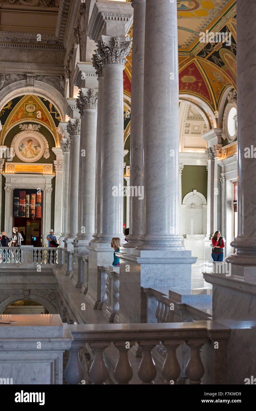 Washington, DC - Thomas Jefferson Building von der Library of Congress. Stockfoto