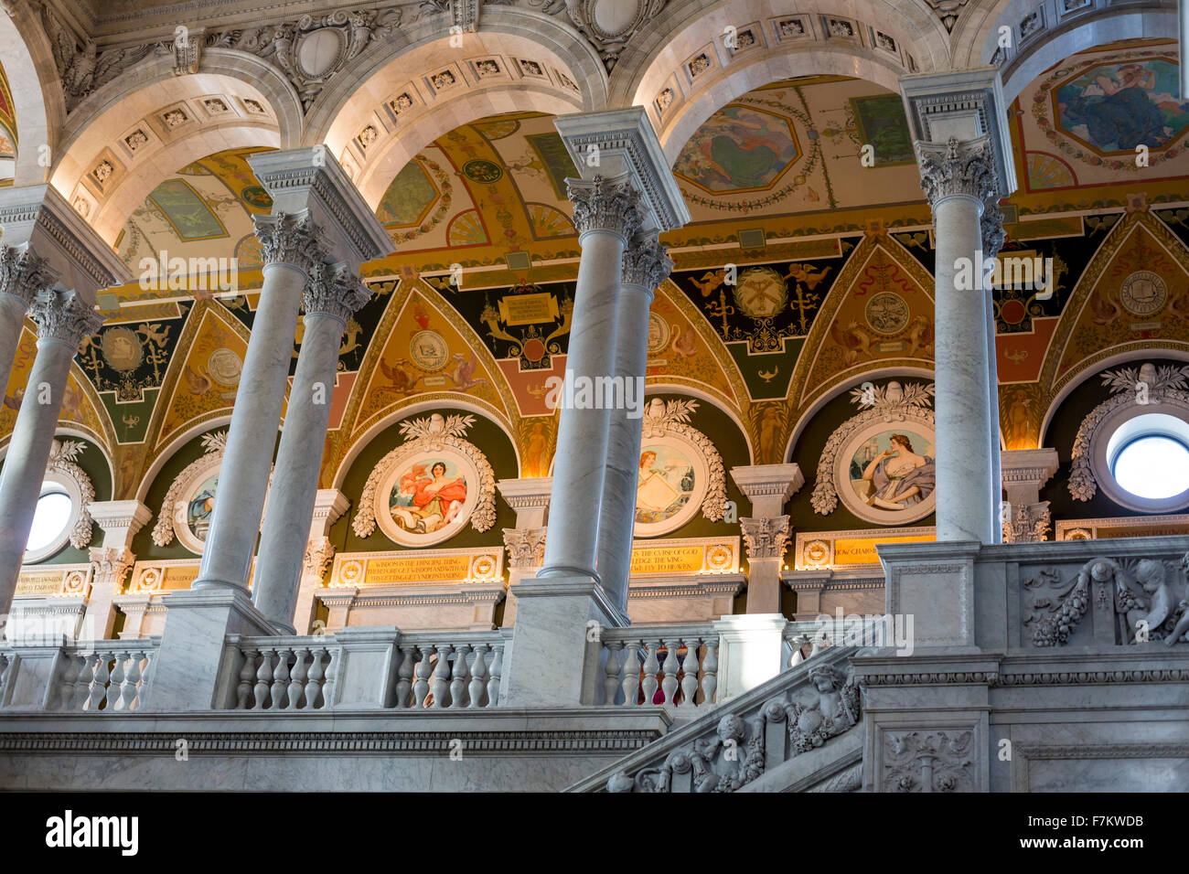 Washington, DC - Thomas Jefferson Building von der Library of Congress. Stockfoto
