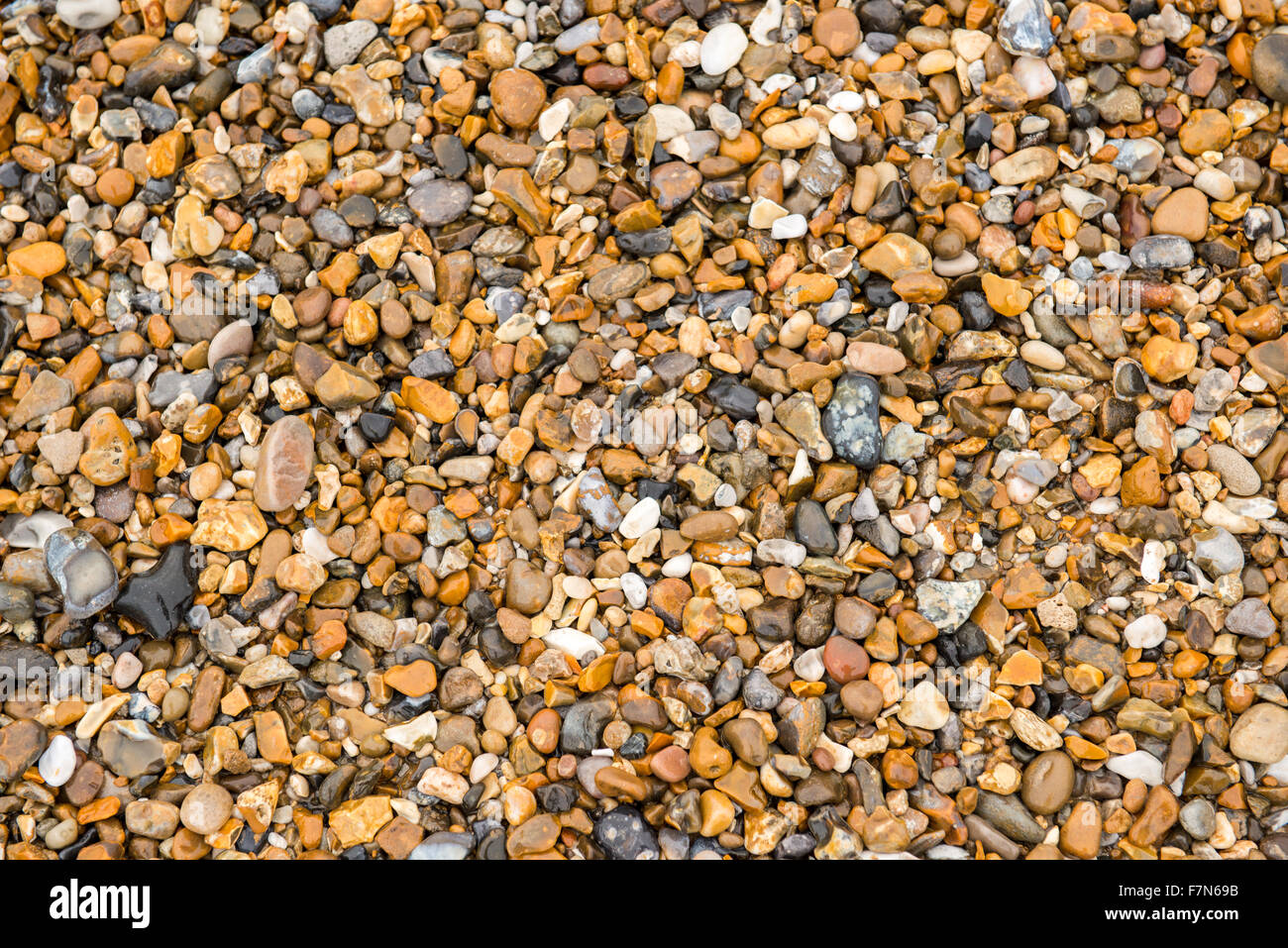 Strand steinig Stockfoto