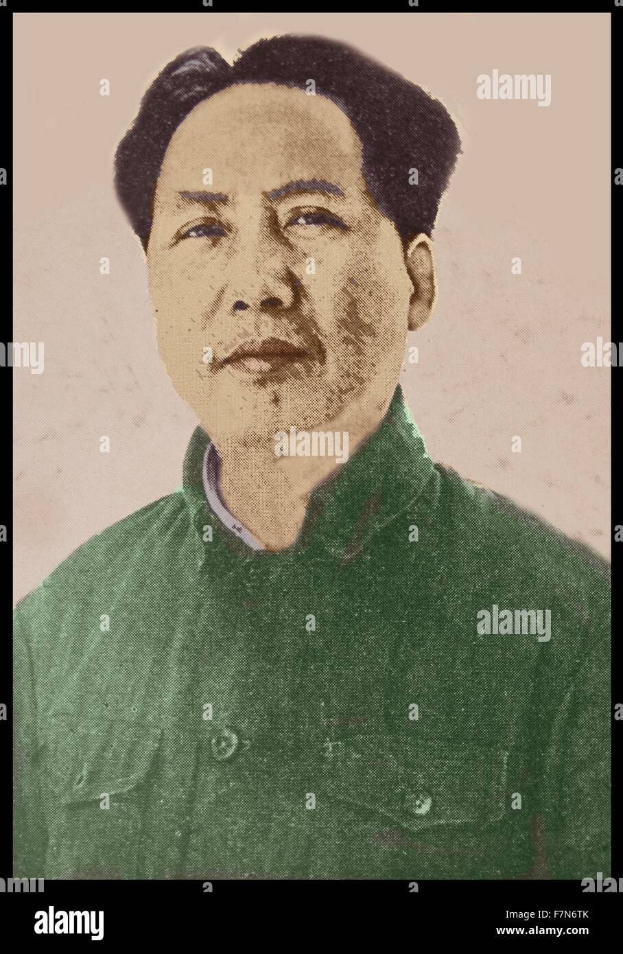 Mao Tse Tung, (1893-1976) Führer der kommunistischen Partei, gemeinhin als Vorsitzender Mao, war eine chinesische kommunistische revolutionäre und der Gründungsvater der Volksrepublik China. 1936 Stockfoto
