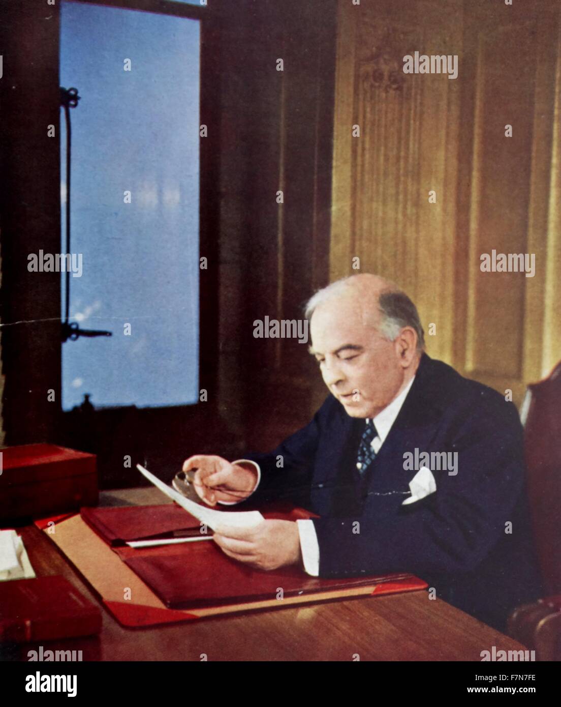 Rt Hon. William Lyon Mackenzie King, Premierminister und Minister für auswärtige Angelegenheiten von Kanada Stockfoto