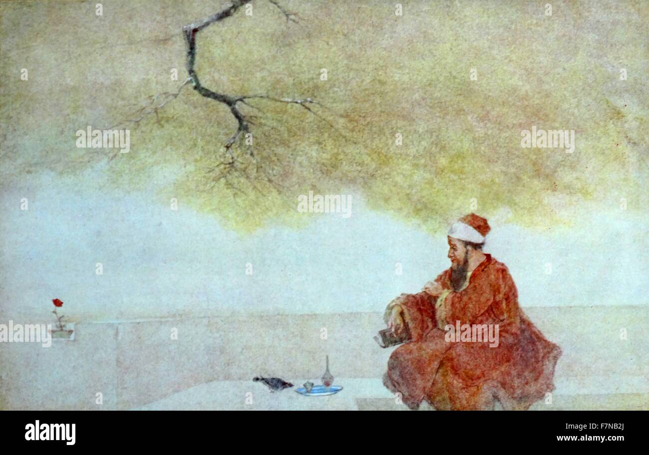 Shah Jahan (1592-1666) fünfte Mughal Kaiser von Indien; von Abanindranath Tagore (7. August 1871 – 5. Dezember 1951) 1910 Stockfoto