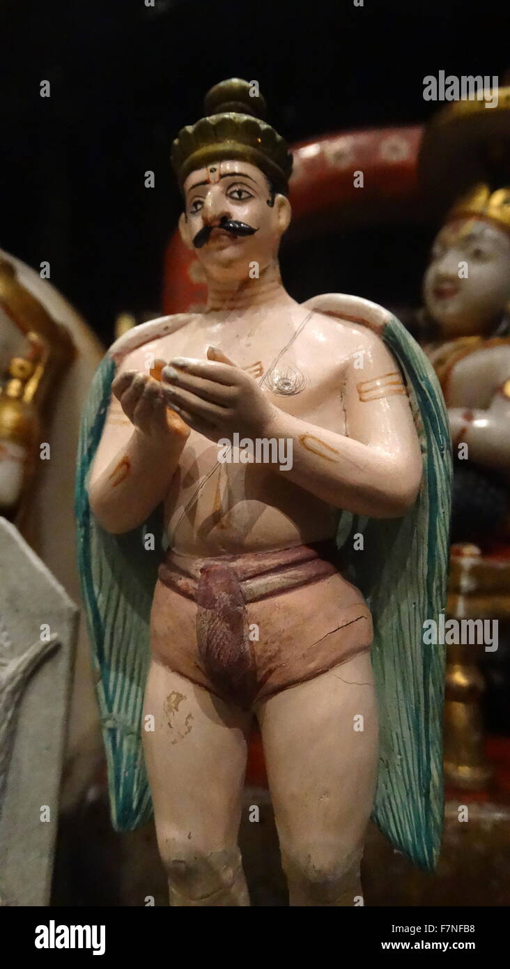 Ganida (Mann-Vogel Avatar des Hindu-Gottes Vishnu. 19. Jahrhunderts indischen Stockfoto